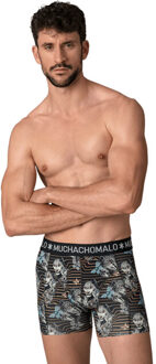 Muchachomalo Heren 12-pack boxershorts print/effen Veelkleurig - L
