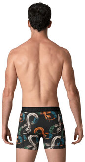 Muchachomalo Heren 12-pack boxershorts print/effen Veelkleurig - S