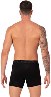 Muchachomalo Heren 2-pack bamboo boxershorts effen - maat M Veelkleurig