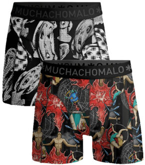 Muchachomalo Heren 2-pack boxershorts circus Veelkleurig - XXXL