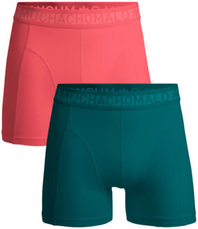 Muchachomalo Heren 2-pack boxershorts effen Veelkleurig - M