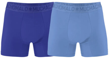 Muchachomalo Heren 2-pack boxershorts - maat L Blauw