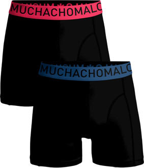 Muchachomalo Heren 2-pack boxershorts microfiber Zwart - XXL