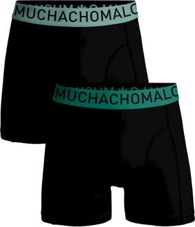 Muchachomalo Heren 2-pack boxershorts microfiber Zwart
