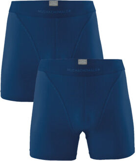 Muchachomalo Heren 2-pack boxershorts pima katoen Blauw - XXL