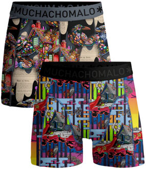 Muchachomalo Heren 2-pack boxershorts redridinghood hansel Veelkleurig - 7XL