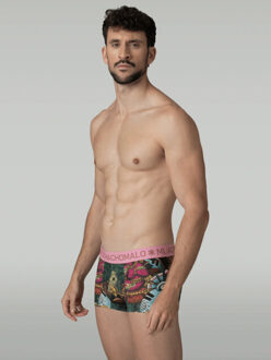 Muchachomalo Heren 2-pack trunks ancient civilizations - maat L Veelkleurig