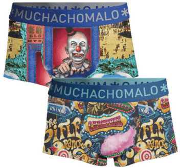 Muchachomalo Heren 2-pack trunks fruit life Veelkleurig