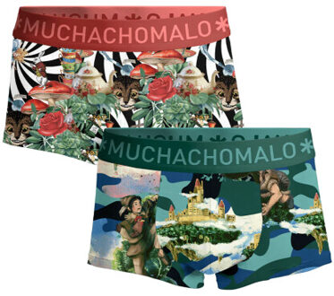 Muchachomalo Heren 2-pack trunks jackbean alicewonder Veelkleurig - L