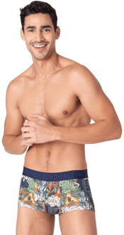 Muchachomalo Heren 2-pack trunks pussboots wizardoz Veelkleurig - S