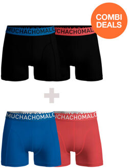Muchachomalo Heren 2+2-pack boxershorts Veelkleurig - M