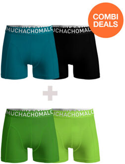 Muchachomalo Heren 2+2-pack boxershorts Veelkleurig - M