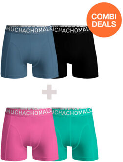 Muchachomalo Heren 2+2-pack boxershorts Veelkleurig - XL