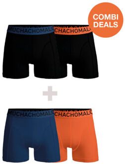 Muchachomalo Heren 2+2-pack microfiber - maat XXXL Veelkleurig