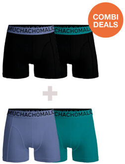 Muchachomalo Heren 2+2-pack microfiber Veelkleurig - XL