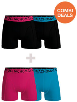 Muchachomalo Heren 2+2-pack microfiber Veelkleurig - XXL