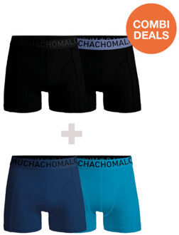 Muchachomalo Heren 2+2-pack microfiber Veelkleurig - XXXL