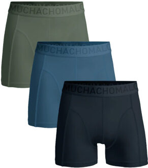 Muchachomalo Heren 3-pack boxershorts bamboe Veelkleurig - XXL