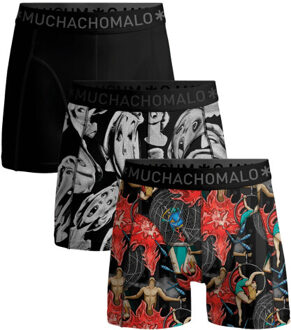 Muchachomalo Heren 3-pack boxershorts circus - maat S Veelkleurig