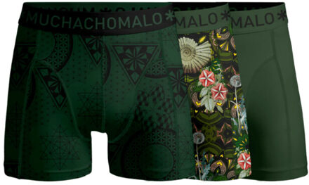 Muchachomalo Heren 3-pack boxershorts geometric - maat 7XL Veelkleurig