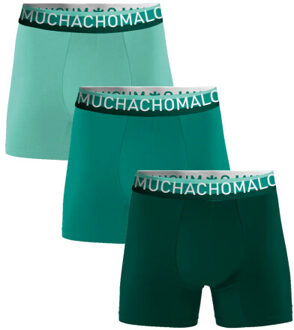 Muchachomalo Heren 3-pack boxershorts Groen - XXL