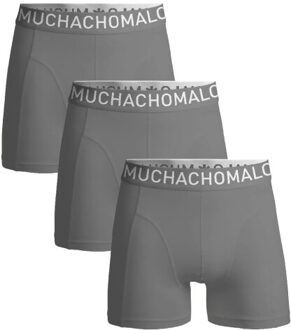 Muchachomalo Heren 3-pack boxershorts microfiber Grijs - 7XL