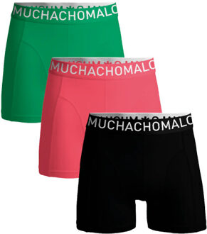 Muchachomalo Heren 3-pack boxershorts microfiber - maat S Veelkleurig