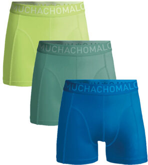 Muchachomalo Heren 3-pack boxershorts microfiber - maat XXL Veelkleurig