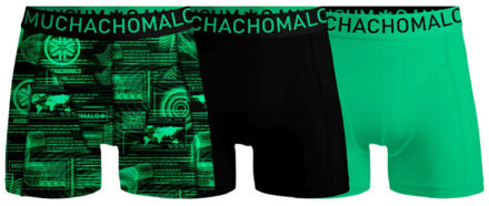 Muchachomalo Heren 3-pack boxershorts microfiber Veelkleurig - L