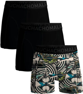 Muchachomalo Heren 3-pack boxershorts microfiber Veelkleurig - S