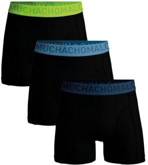 Muchachomalo Heren 3-pack boxershorts microfiber Zwart - L