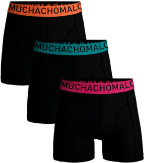 Muchachomalo Heren 3-pack boxershorts microfiber Zwart - XXL