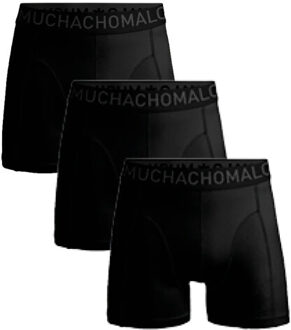 Muchachomalo Heren 3-pack boxershorts microfiber Zwart - XXXL