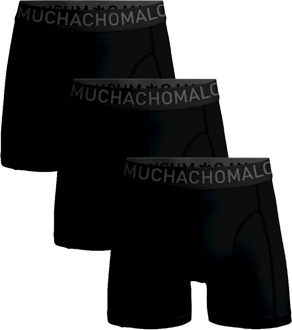 Muchachomalo Heren 3-pack boxershorts microfiber Zwart
