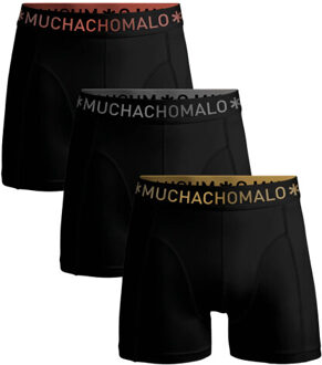 Muchachomalo Heren 3-pack boxershorts the game Zwart - M