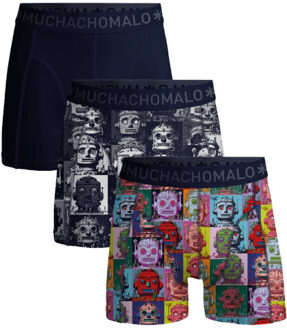 Muchachomalo Heren 3-pack boxershorts Veelkleurig - L