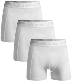 Muchachomalo Heren 3-pack boxershorts Wit - XXL