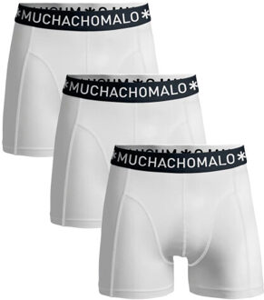 Muchachomalo Heren 3-pack boxershorts Wit - XXL