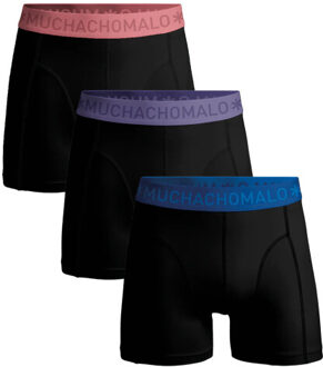 Muchachomalo Heren 3-pack boxershorts Zwart - XL