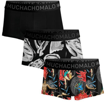 Muchachomalo Heren 3-pack trunks circus Veelkleurig - M