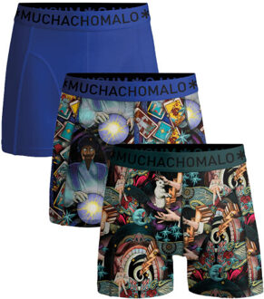 Muchachomalo Heren 3-pack trunks magic Veelkleurig - S