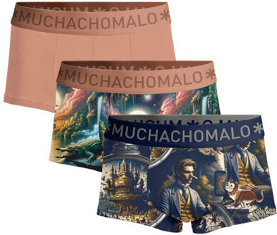 Muchachomalo Heren 3-pack trunks pinocchio peter Veelkleurig - XXXL