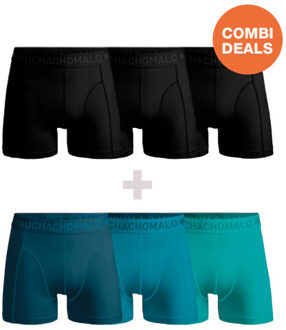 Muchachomalo Heren 3+3-pack boxershorts - maat M Veelkleurig
