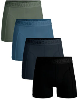 Muchachomalo Heren 4-pack boxershorts bamboe Veelkleurig - S