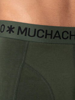 Muchachomalo Heren 4-pack boxershorts effen Veelkleurig - M
