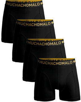 Muchachomalo Heren 4-pack boxershorts Zwart - 5XL
