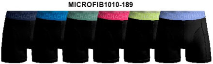 Muchachomalo Heren 5-pack boxershorts microfiber - maat XXXL Zwart