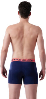 Muchachomalo Heren 6-pack boxershorts effen Veelkleurig - S