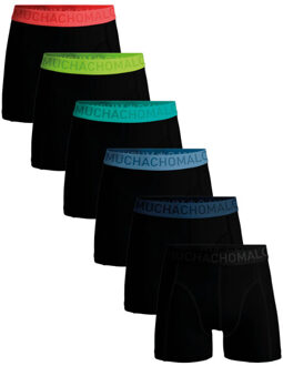 Muchachomalo Heren 6-pack boxershorts microfiber - maat XXXL Zwart