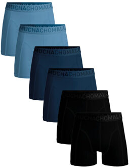 Muchachomalo Heren 6-pack boxershorts microfiber Veelkleurig - L
